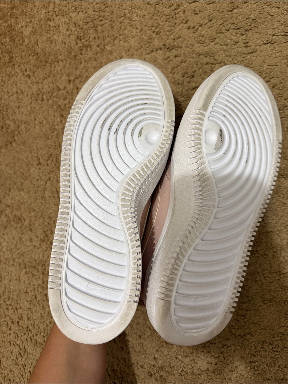 Nike Women's Light Pink Low-Top Sneakers - Picture 2 of 3